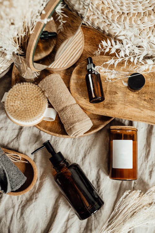 化妆品, 垂直拍摄, 按摩油 的 免费素材图片