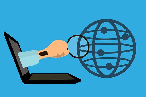 计算机, 放大, 玻璃, 玻璃, 笔记本电脑, 现代的, 个人电脑, 技术