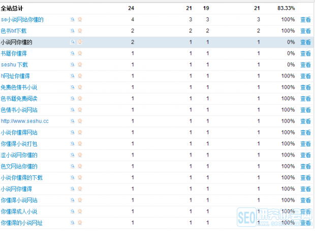 色书网关键字排名